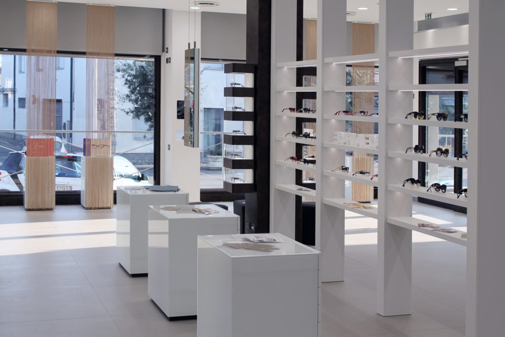 architettura per negozi di ottica - architecture for optical shops
