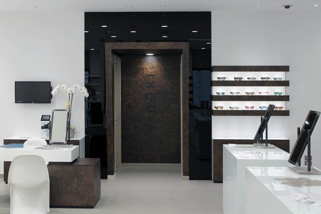 architettura per negozi di ottica - architecture for optical shops