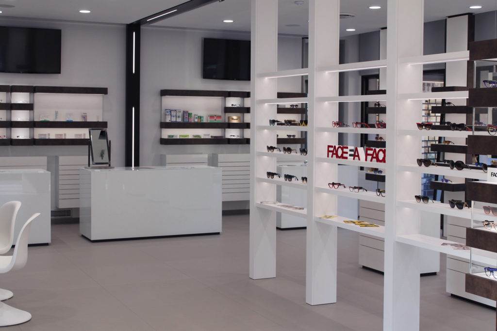 architettura per negozi di ottica - architecture for optical shops