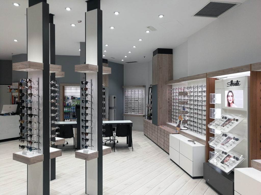 Arredamento ottica su misura