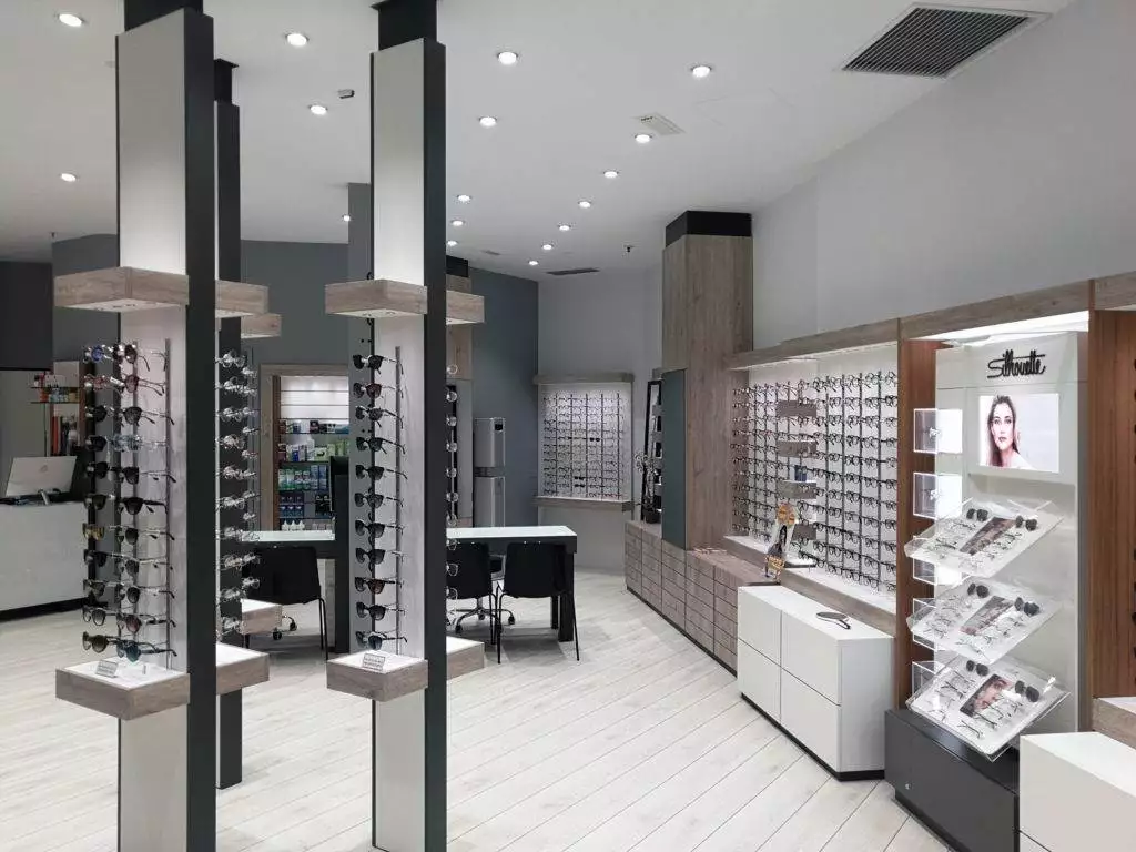 Arredamento ottica su misura